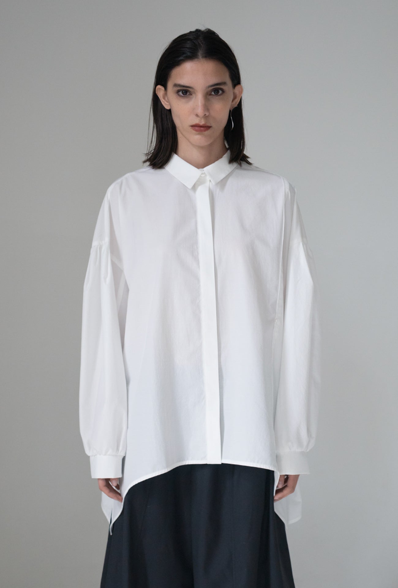 美品❣️ 完売品 Parc.1 パルクアン 異素材ドッキング レイヤードブラウス Parc.1 OFFICIAL ONLINE SHOP